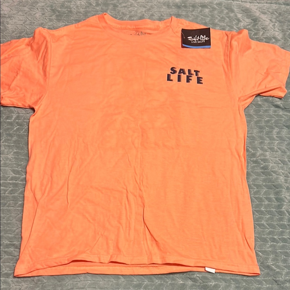 Salt Life Men's Orange T-Shirt